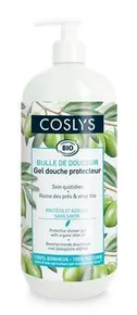 Sprchový gél, ochranný, olivový olej a med, 1l, bio, pumpička, COSLYS